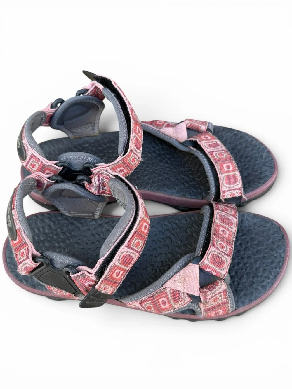 Rafters Sport‎ Sandals Women’s 10 Pink Gray Adjustable Hiking Comfort